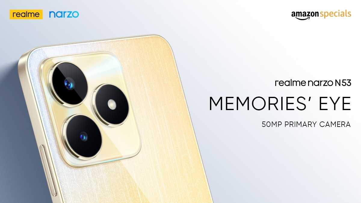 Realme Narzo N53: leaked camera specifications