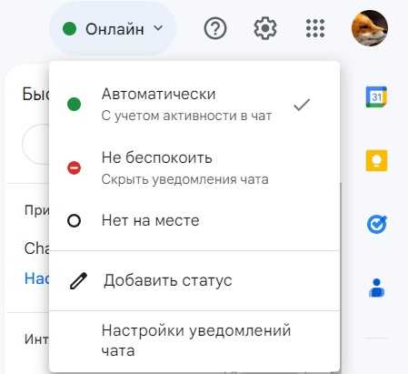 Gmail: how to tell all users that you are online - or not | Image 2 Gmail