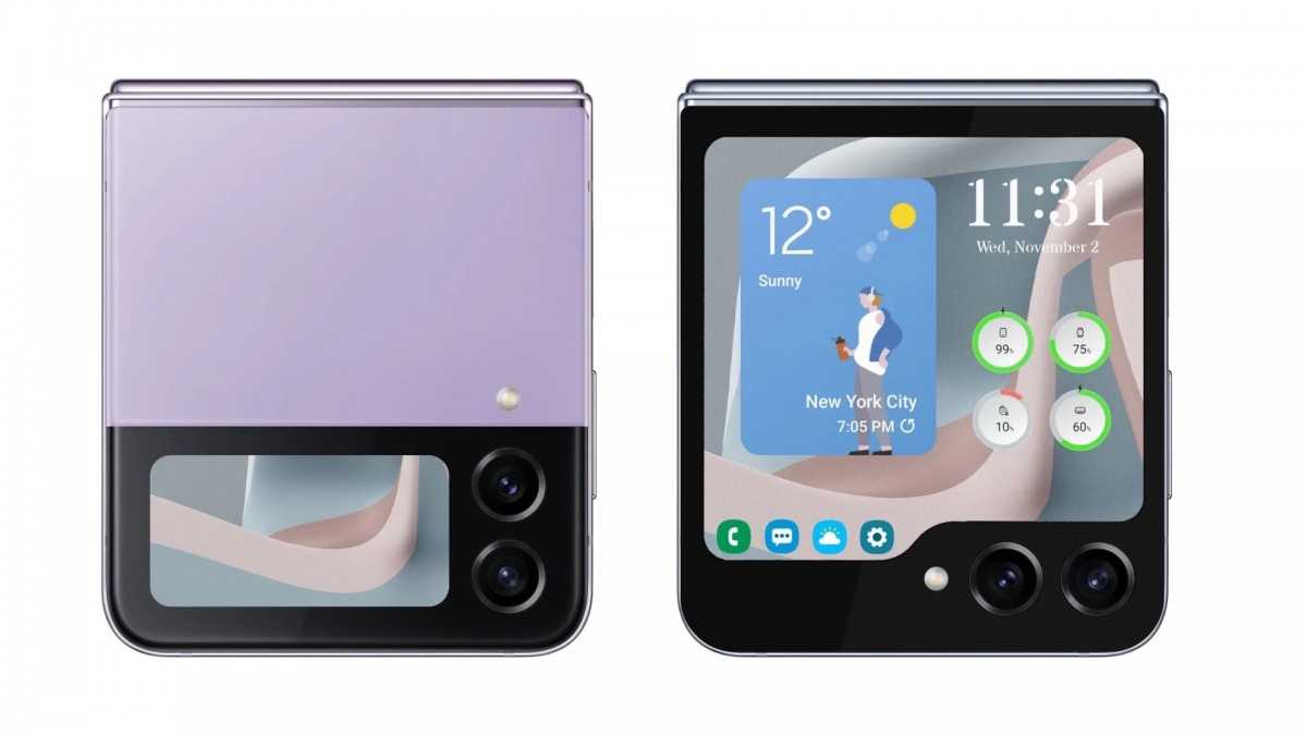 Google optimizes its apps for Samsung Galaxy Z Flip5 external screen | Image 1 Samsung Galaxy Z Flip5