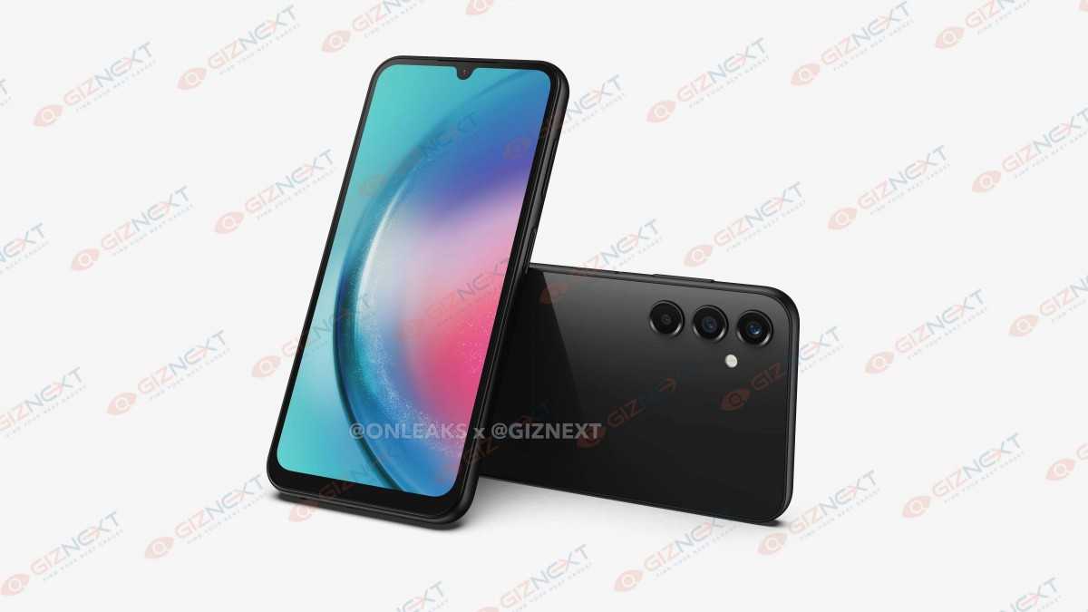 Samsung Galaxy A25 5G: leaked renders