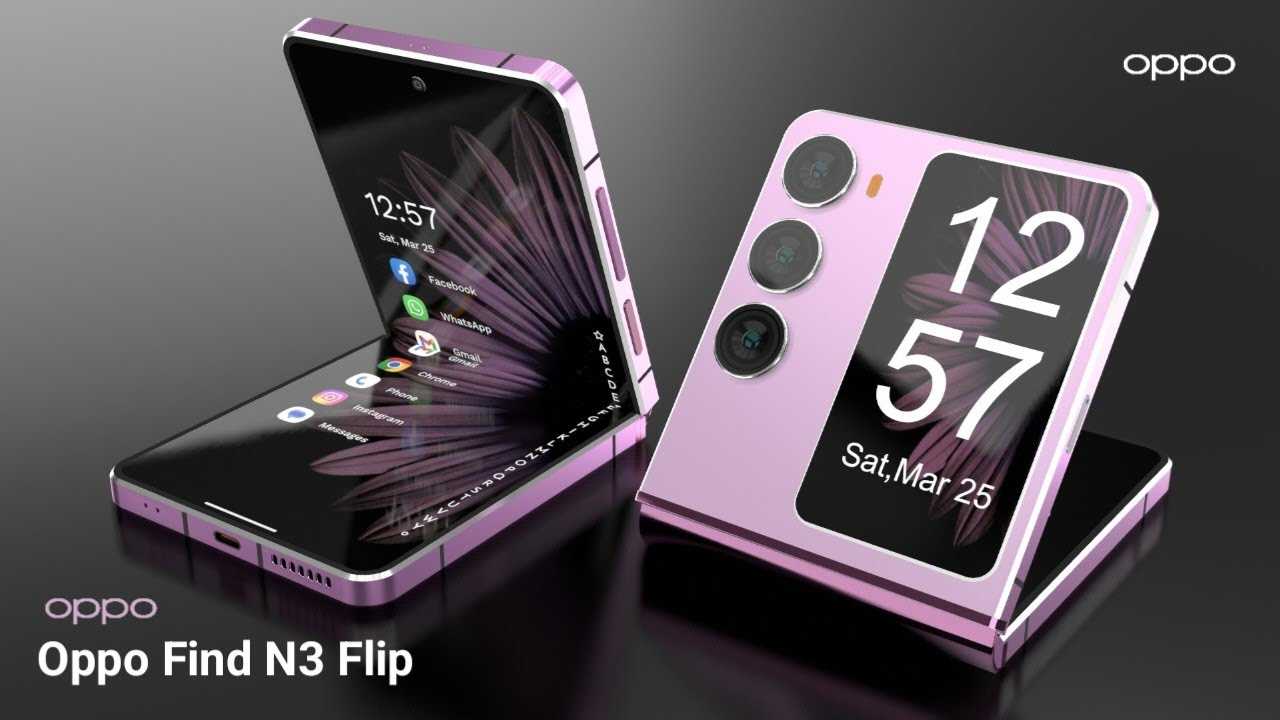 Oppo Find N3 Flip: leaked renders