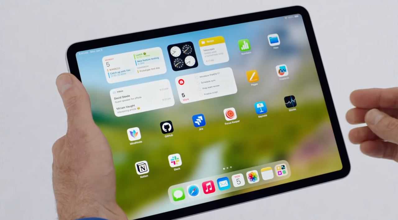 Apple WWDC 2023: iPadOS 17 presented Apple WWDC 2023: iPadOS 17 presented