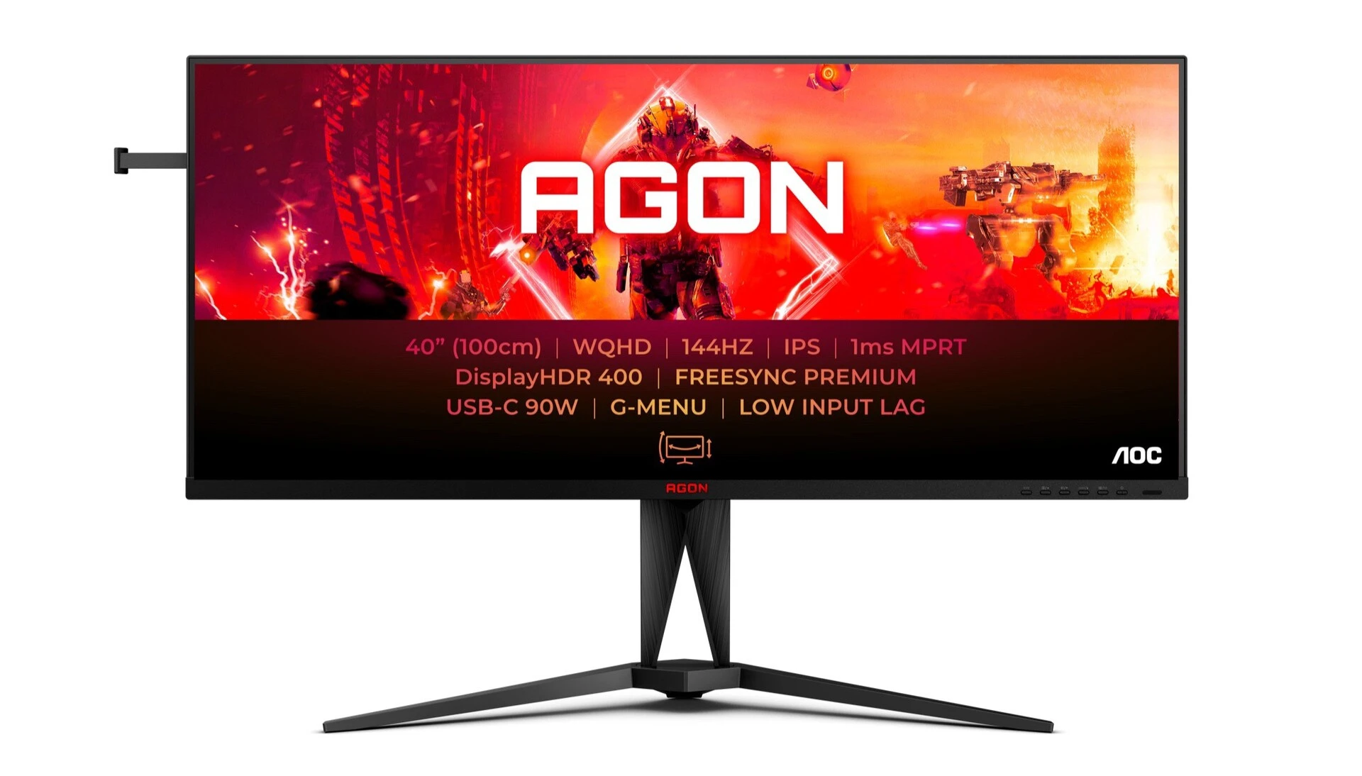 AOC unveils new 40-inch AGON AG405UXC high performance monitor with adjustable stand | Image 1 AOC unveils new 40-inch AGON AG405UXC high performance monitor with adjustable stand ()
