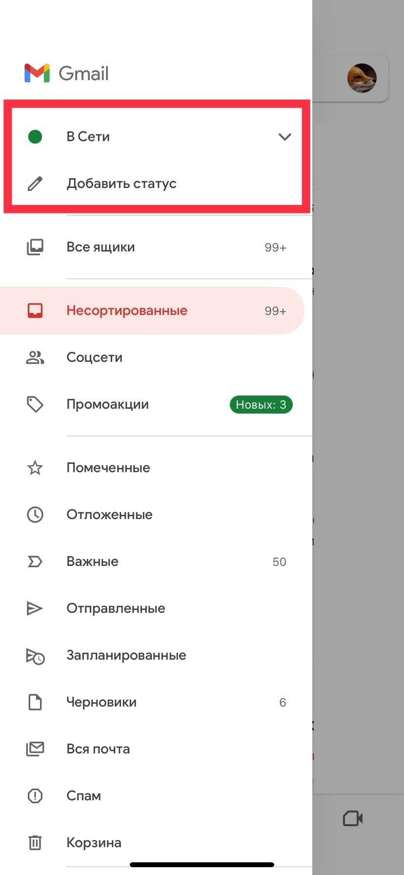 Gmail: how to tell all users you are online - or not | Image 8 Gmail