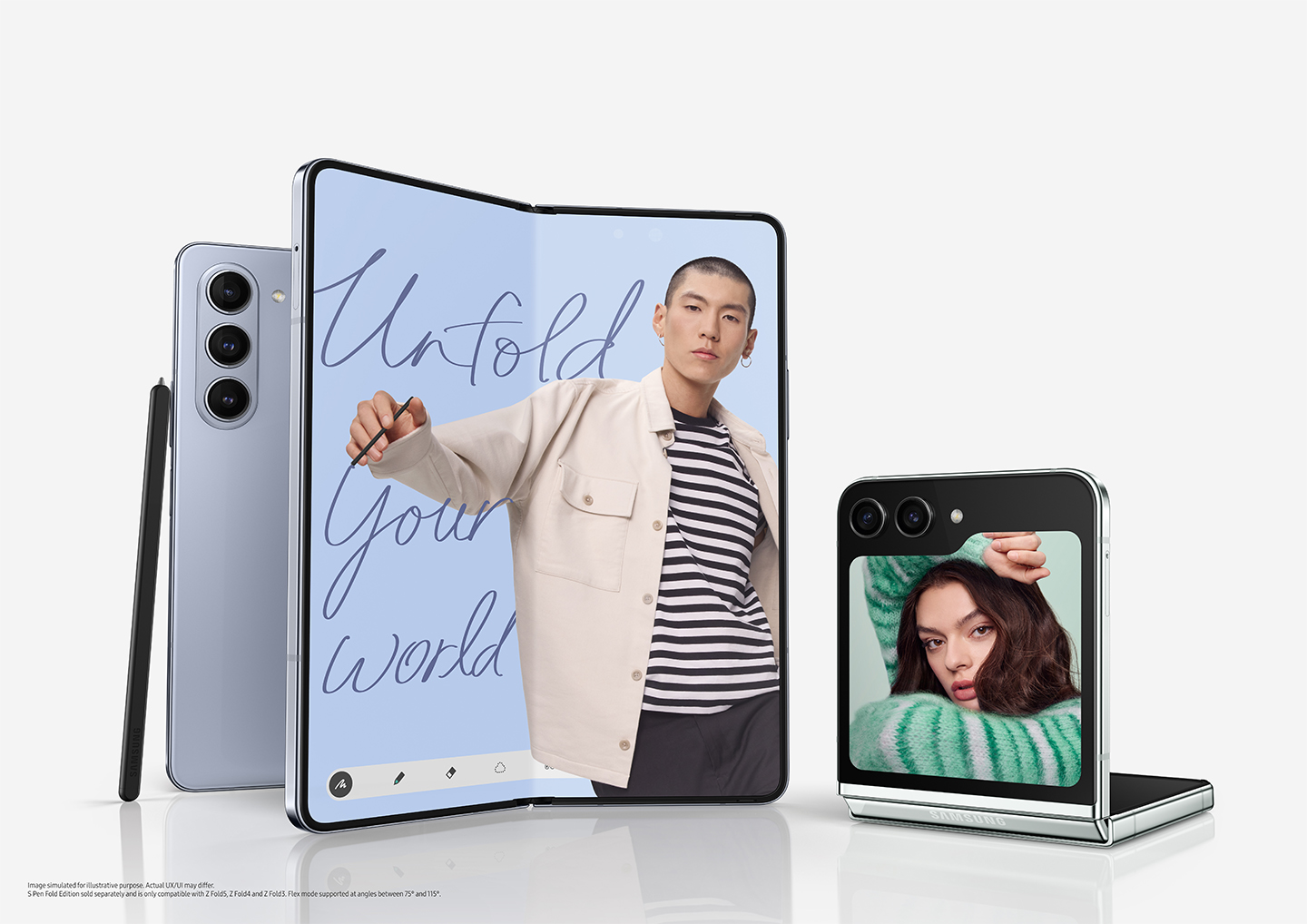 Samsung unveiled the foldable flagship Galaxy Z Fold5 officially | Image 1 Samsung unveiled the foldable flagship Galaxy Z Fold5 officially (001 galaxy zflip5 zfold5 press release)