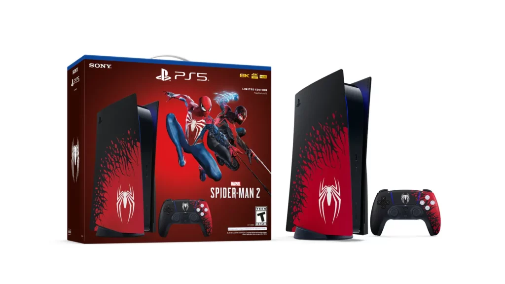 Sony has unveiled the Spider-Man 2 PS5 console and controller, along with a new trailer Sony has unveiled the Spider-Man 2 PS5 console and controller, along with a new trailer