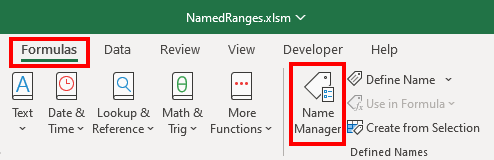How to assign a name to a range in Microsoft Excel | Image 6 How to assign a name to a range in Microsoft Excel (name manager 01 formulas tab name manager)