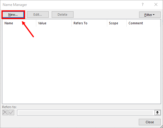How to assign a range name in Microsoft Excel | Image 7 How to assign a range name in Microsoft Excel (name manager 02 new)