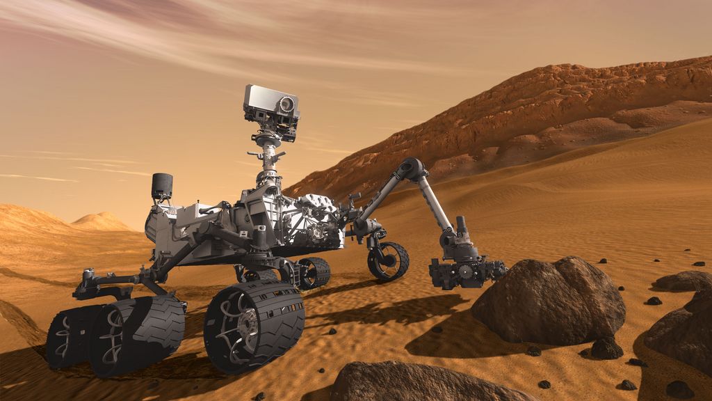 Curiosity rover tackles 23-degree slope as it explores Mars