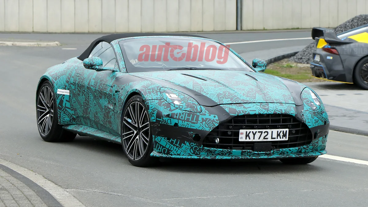 Aston Martin Vantage Volante spy photos reveal new design | Image 6 Aston Martin Vantage Volante spy photos reveal new design (aston martin vantage volante 003 copy)