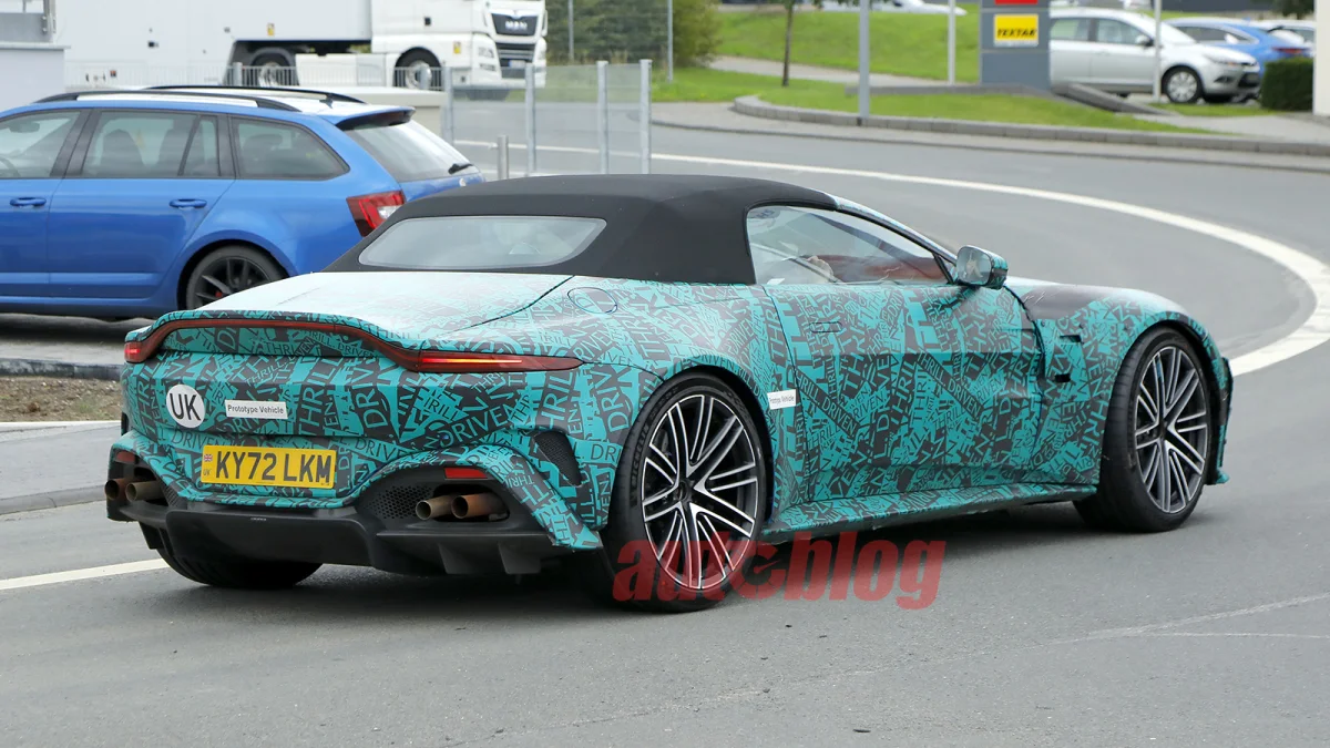 Aston Martin Vantage Volante spy photos reveal new design | Image 3 Aston Martin Vantage Volante spy photos reveal new design (aston martin vantage volante 010 copy)