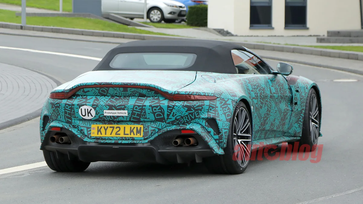 Aston Martin Vantage Volante spy photos reveal new design | Image 2 Aston Martin Vantage Volante spy photos reveal new design (aston martin vantage volante 012 copy)