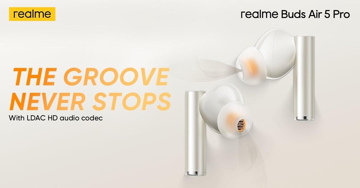 Realme will release the Buds Air 5 on August 23 | Image 2 Realme
