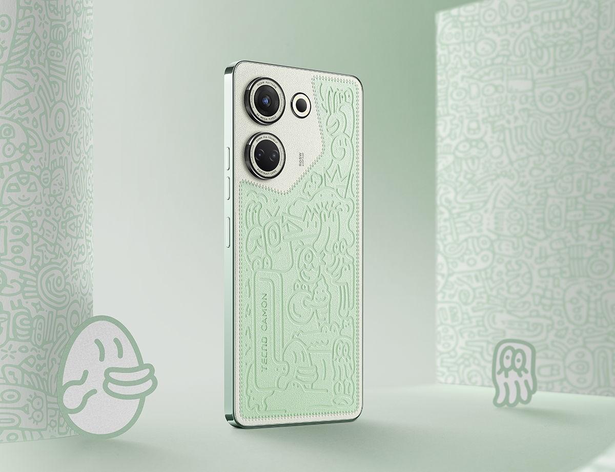 The Tecno Camon 20 has gotten a fun Avocado Art Edition version