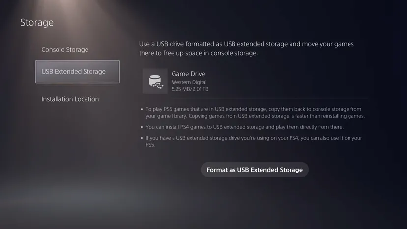 PlayStation 5 and Xbox Series X/S: How to use external storage | Image 2 PlayStation 5 and Xbox Series X/S: How to use external storage (ps5 01)