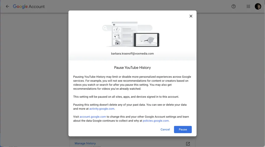 YouTube: How to Disable and Delete View History | Image 2 YouTube: How to Disable and Delete View History (screenshot 2023 08 10 at 9.36.45 am)
