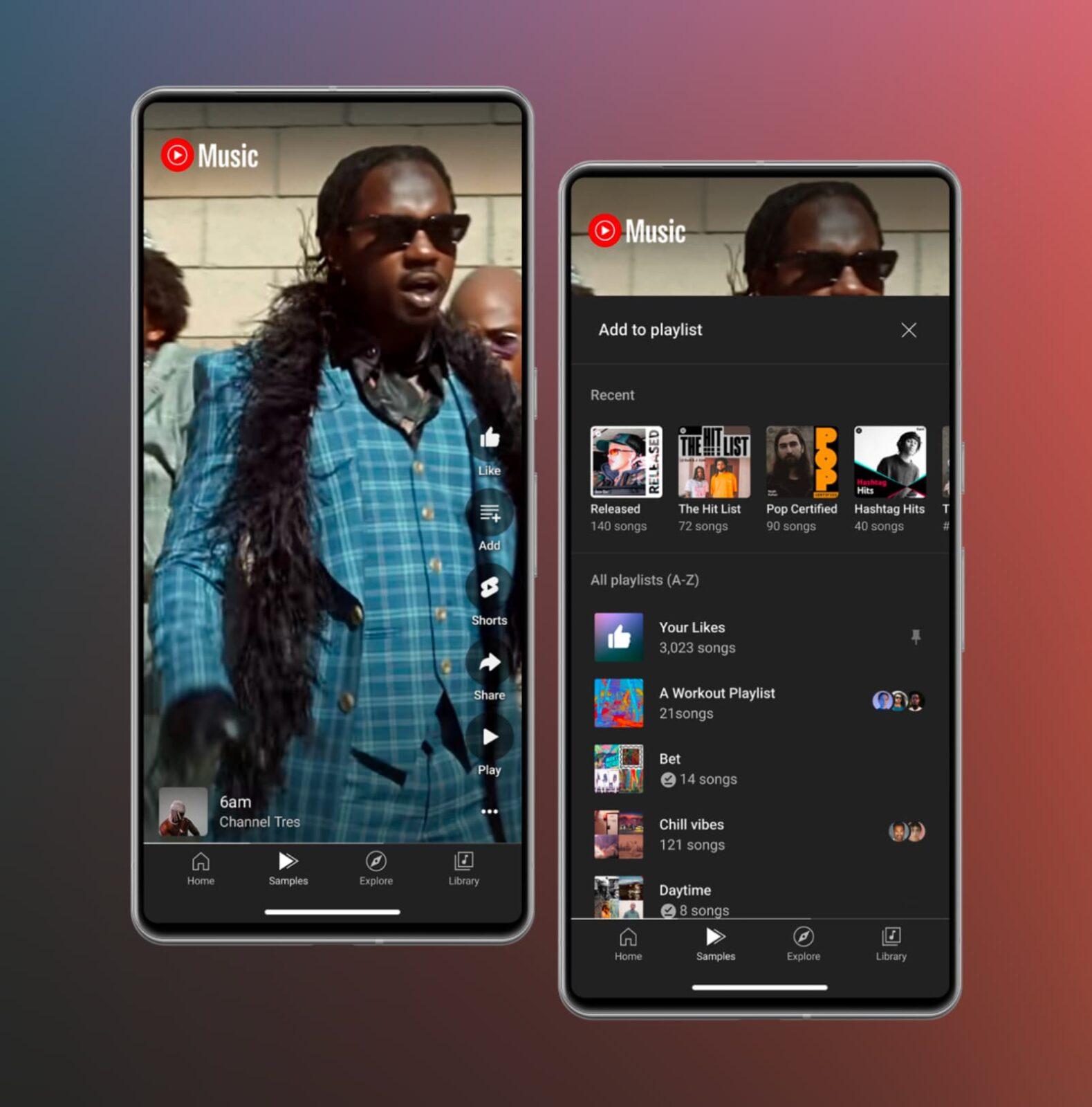 YouTube Music launches TikTok-like Samples service to appeal to Generation Z | Image 2 YouTube Music launches TikTok-like Samples service to appeal to Generation Z (youtube music samples 1)