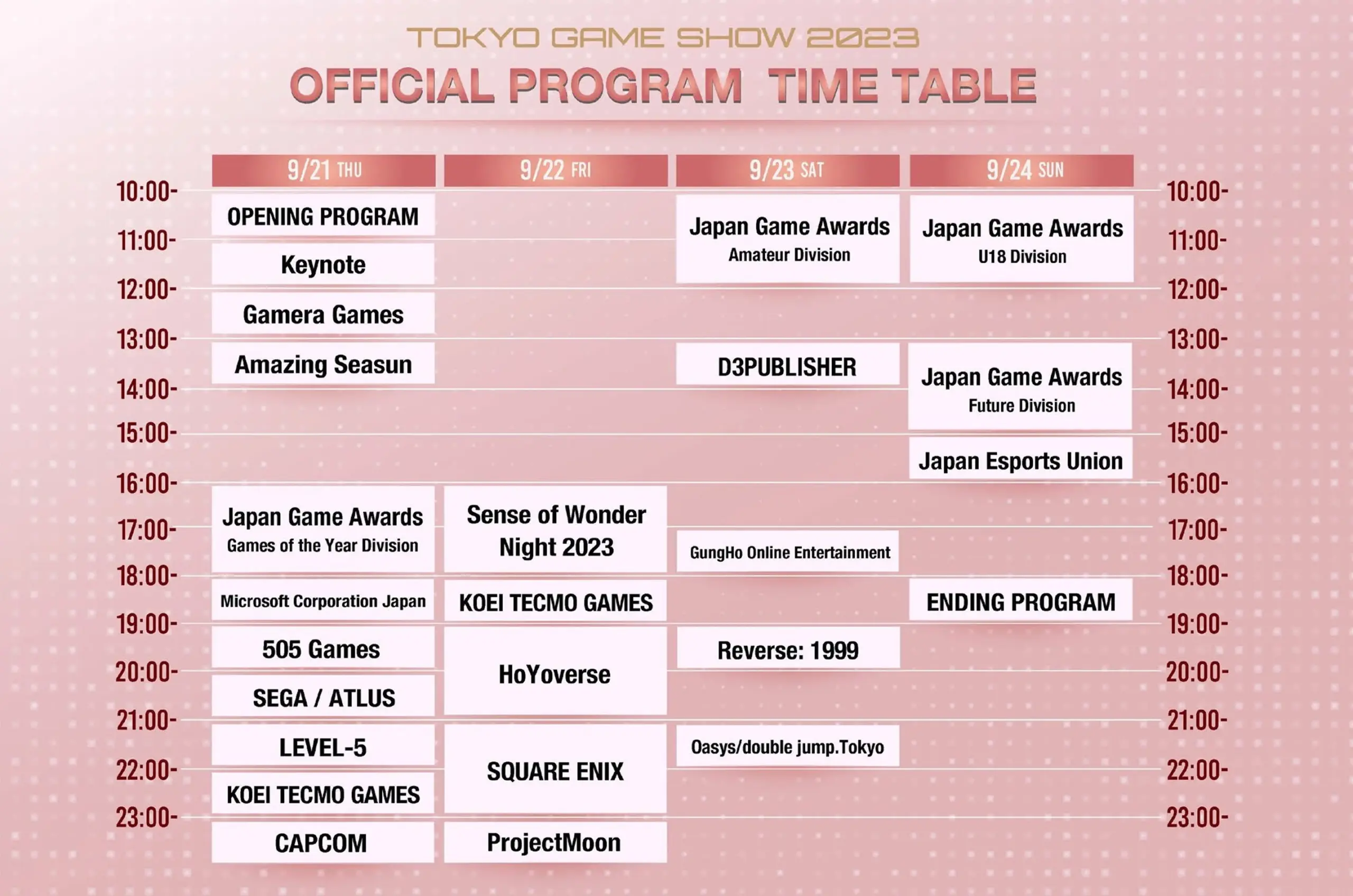 Tokyo Game Show gets full event schedule | Image 1 Tokyo Game Show gets full event schedule (tgs 2023 japan scaled)