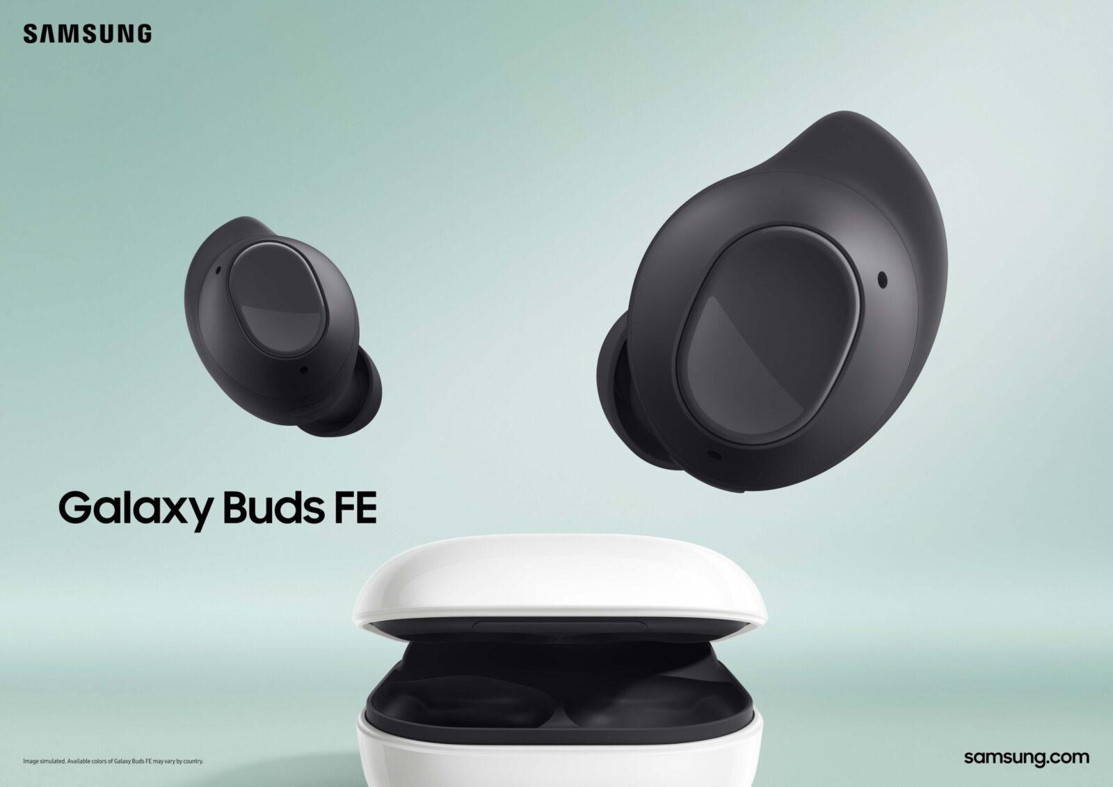 Samsung unveiled Galaxy S23 FE, Tab S9 FE I Tab S9 FE+ and Galaxy Buds FE | Image 12 Samsung unveiled Galaxy S23 FE, Tab S9 FE I Tab S9 FE+ and Galaxy Buds FE (002 kv product galaxy buds fe graphite 2p scaled)