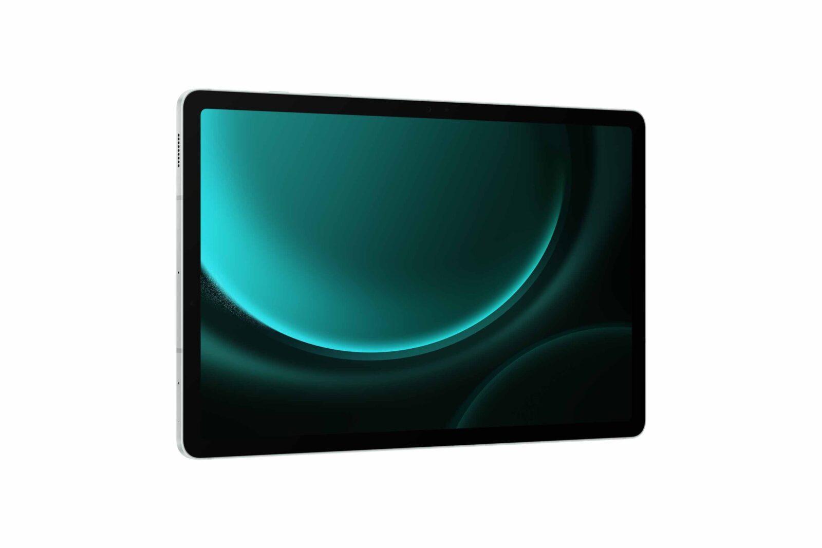 Samsung unveiled Galaxy S23 FE, Tab S9 FE I Tab S9 FE+ and Galaxy Buds FE | Image 11 Samsung unveiled Galaxy S23 FE, Tab S9 FE I Tab S9 FE+ and Galaxy Buds FE (005 galaxy tabs9 fe mint front l30 scaled)