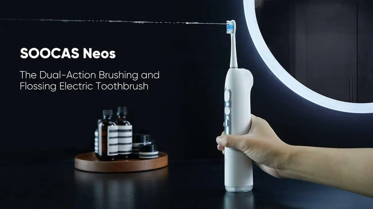 Soocas Neos – toothbrush irrigator in one bottle