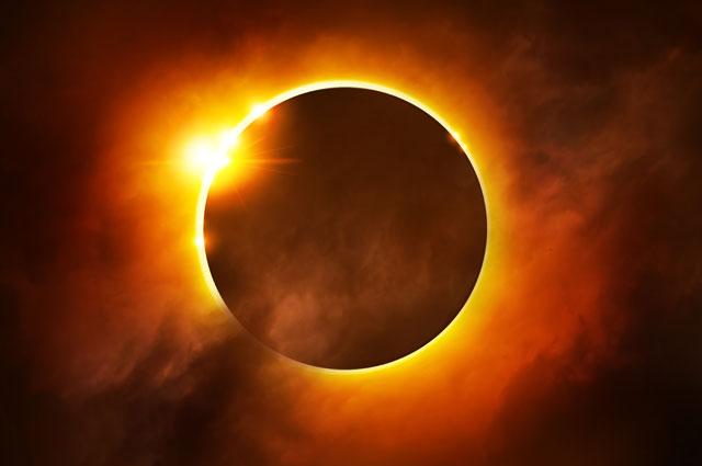Stunning image shows an annular solar eclipse from a million kilometers away