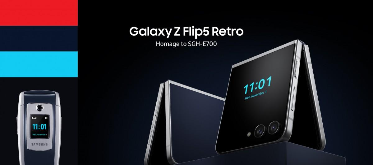 Samsung unveiled the Galaxy Z Flip5 Retro Samsung unveiled the Galaxy Z Flip5 Retro