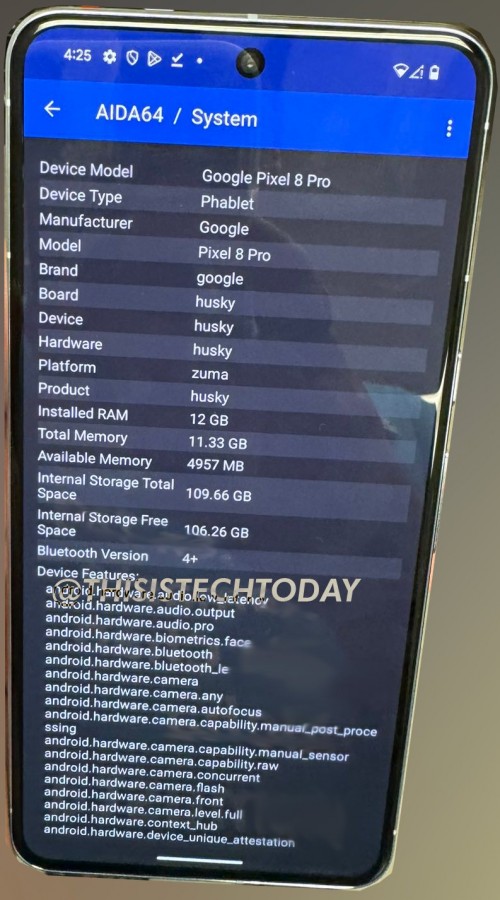 New Pixel 8 Pro leak reveals details about Tensor G3 chip | Image 3 New Pixel 8 Pro leak reveals details about Tensor G3 chip (gsmarena 002 37)