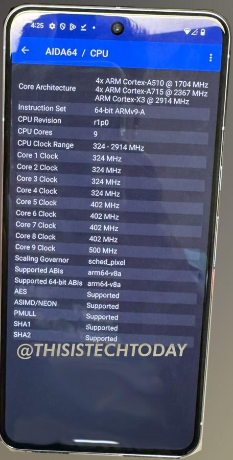 New Pixel 8 Pro leak reveals details about Tensor G3 chip | Image 2 New Pixel 8 Pro leak reveals details about Tensor G3 chip (gsmarena 003 25)