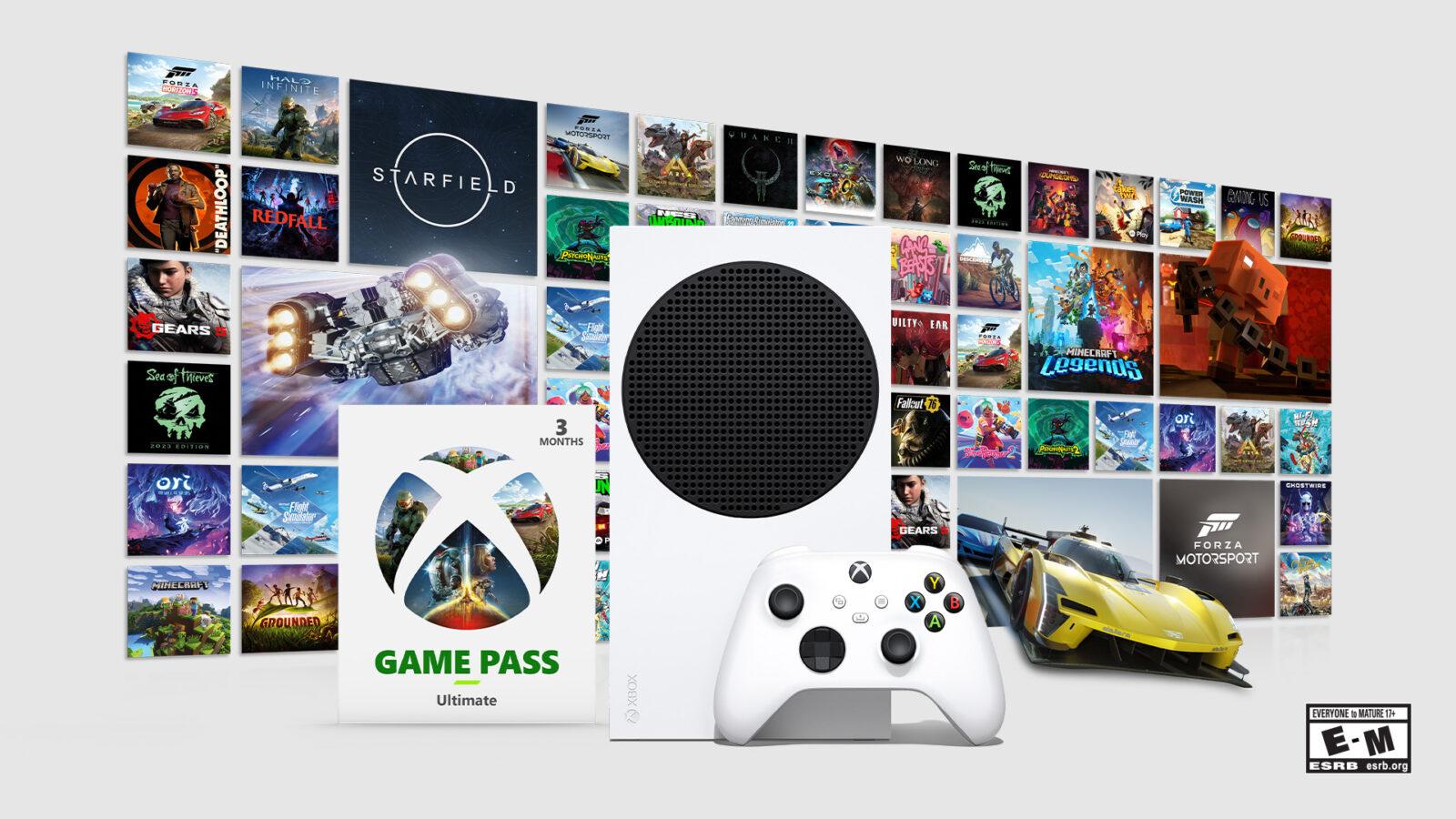 Microsoft unveiled the XBOX Series S – Starter Bundle with Game Pass subscription