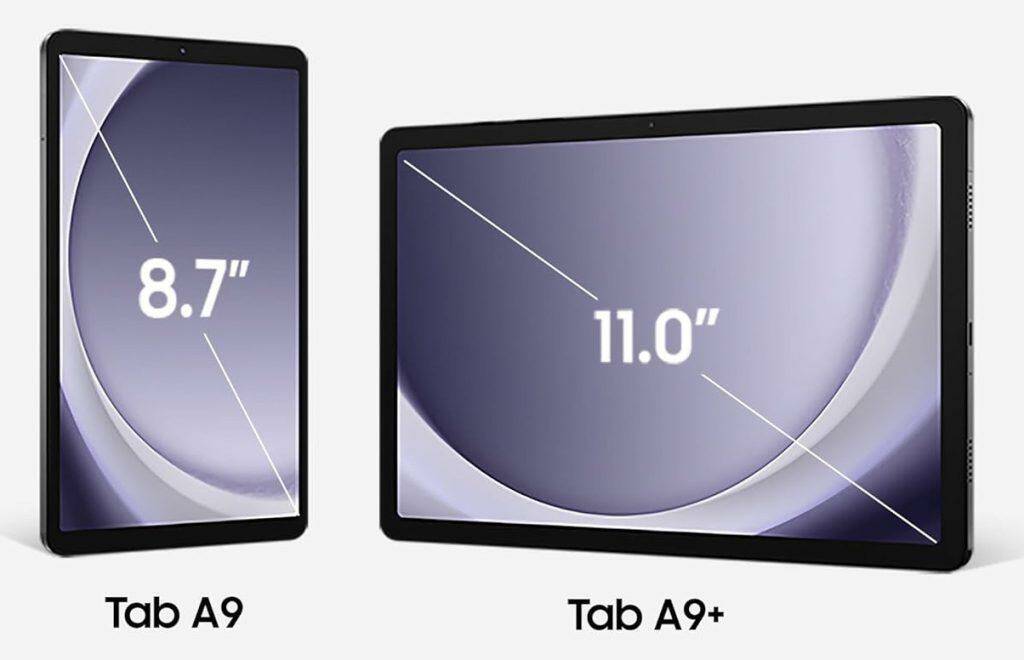 Samsung announced Galaxy Tab A9 and Tab A9+ tablets | Image 2 Samsung announced the Galaxy Tab A9 and Tab A9+ (ocr 7) tablets