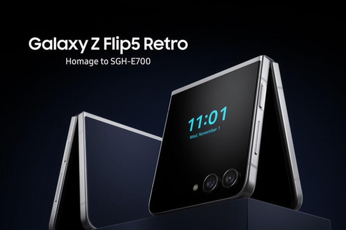 Samsung has launched a retro version of the Galaxy Z Flip5 Retro Samsung has launched a retro version of the Galaxy Z Flip5 Retro