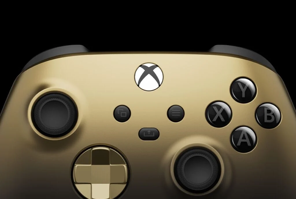 Microsoft has unveiled the Gold Shadow Special Edition Xbox controller