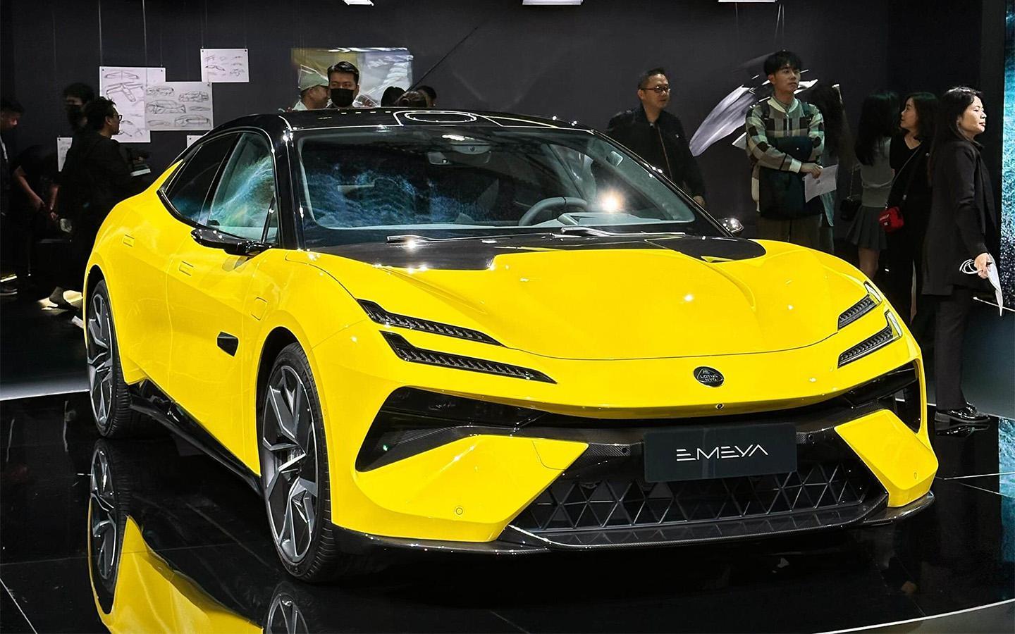Lotus Emeya sports car on Geely platform unveiled