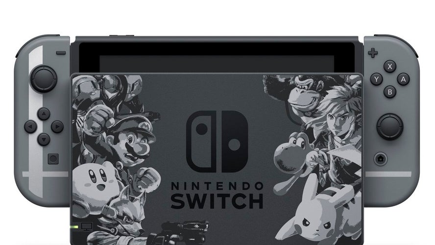 Nintendo Switch with Super Smash Bros.Ultimate controller has been released