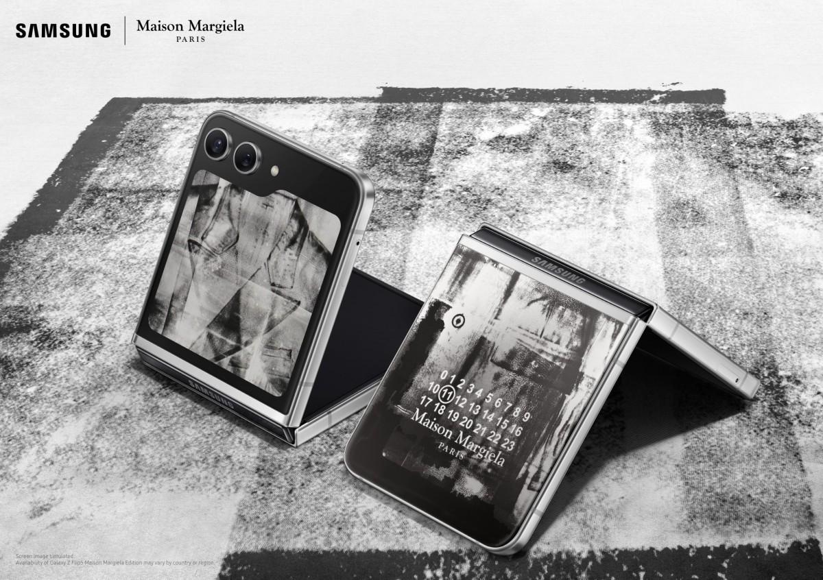 Samsung and Maison Margiela revealed the limited edition Galaxy Z Flip5