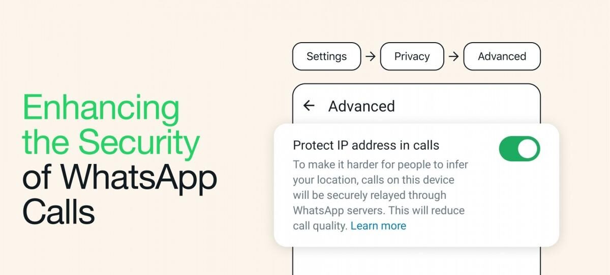 WhatsApp* has learned how to hide IP address during calls | Image 1 WhatsApp* has learned how to hide IP address during calls (gsmarena 001 10 e1699503448418)