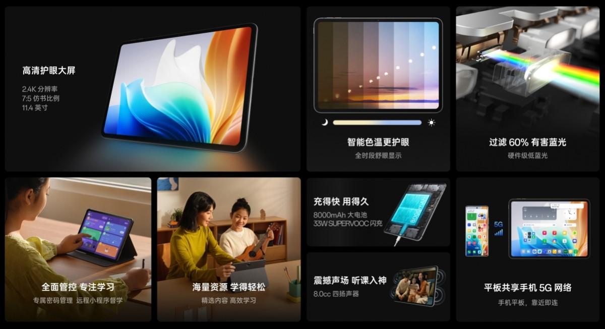 Low-cost tablet Oppo Pad Air2 unveiled | Image 1 Low-cost tablet Oppo Pad Air2 (gsmarena 001 21) unveiled