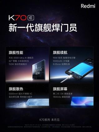 Redmi K70 lineup launch date announced | Image 2 Redmi K70