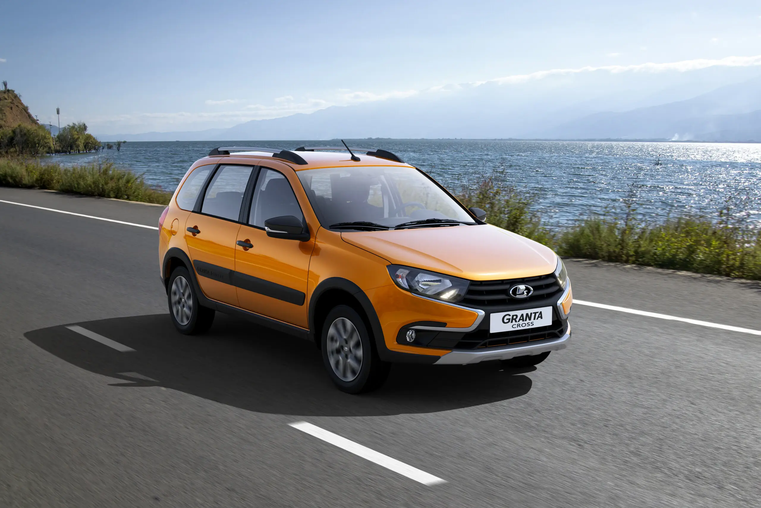 Lada Granta Cross features a modern multimedia system Lada Granta Cross features a modern multimedia system