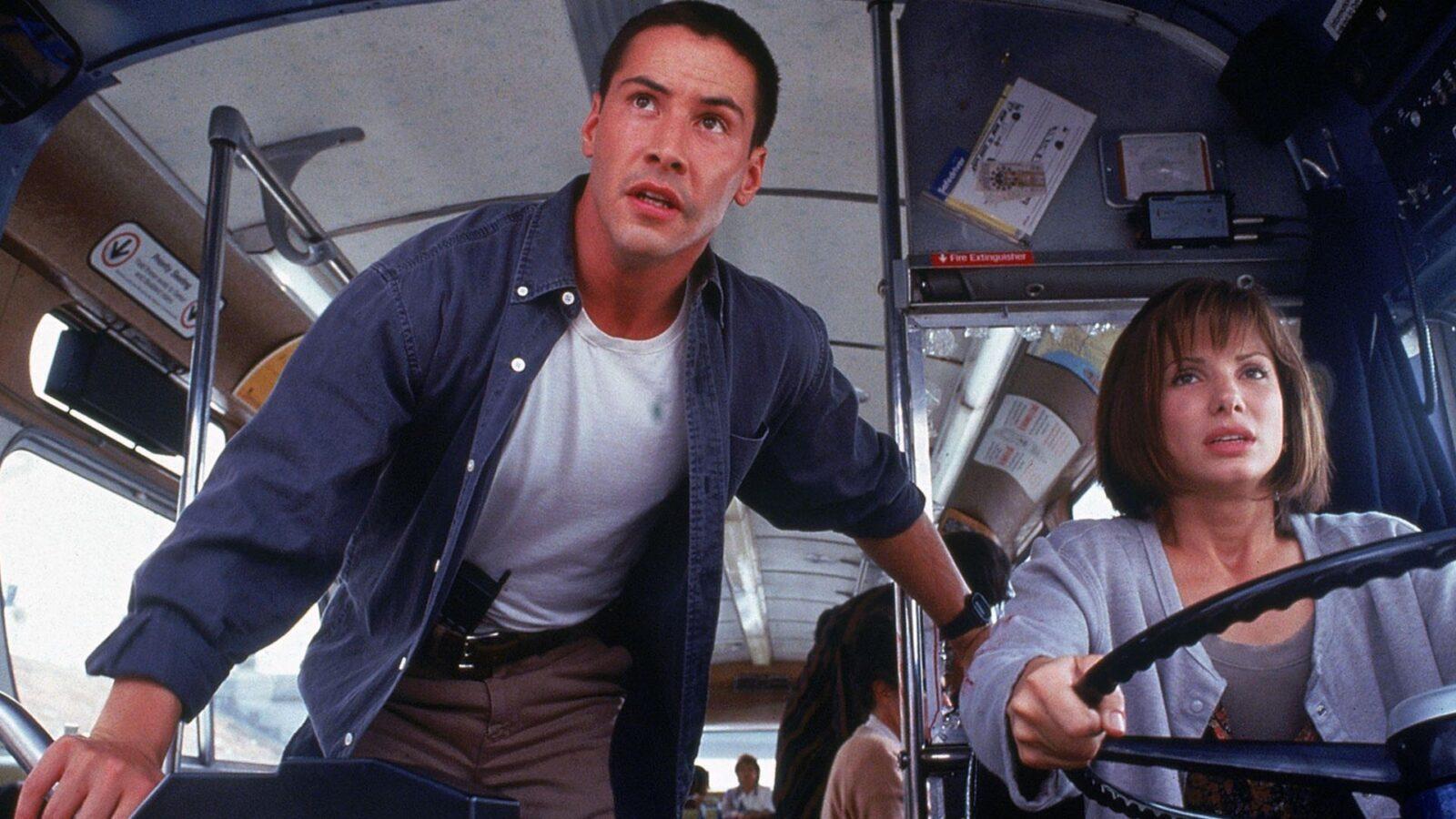 Top 10 action movies of the 1990s | Image 10 Top 10 action movies of the 1990s (kianu rivz sandra bullok)