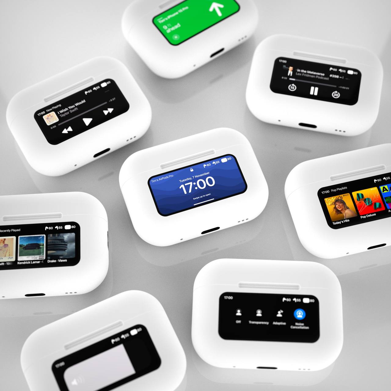 Apple has been granted a patent for AirPods with a screen case Apple has been granted a patent for AirPods with a screen case