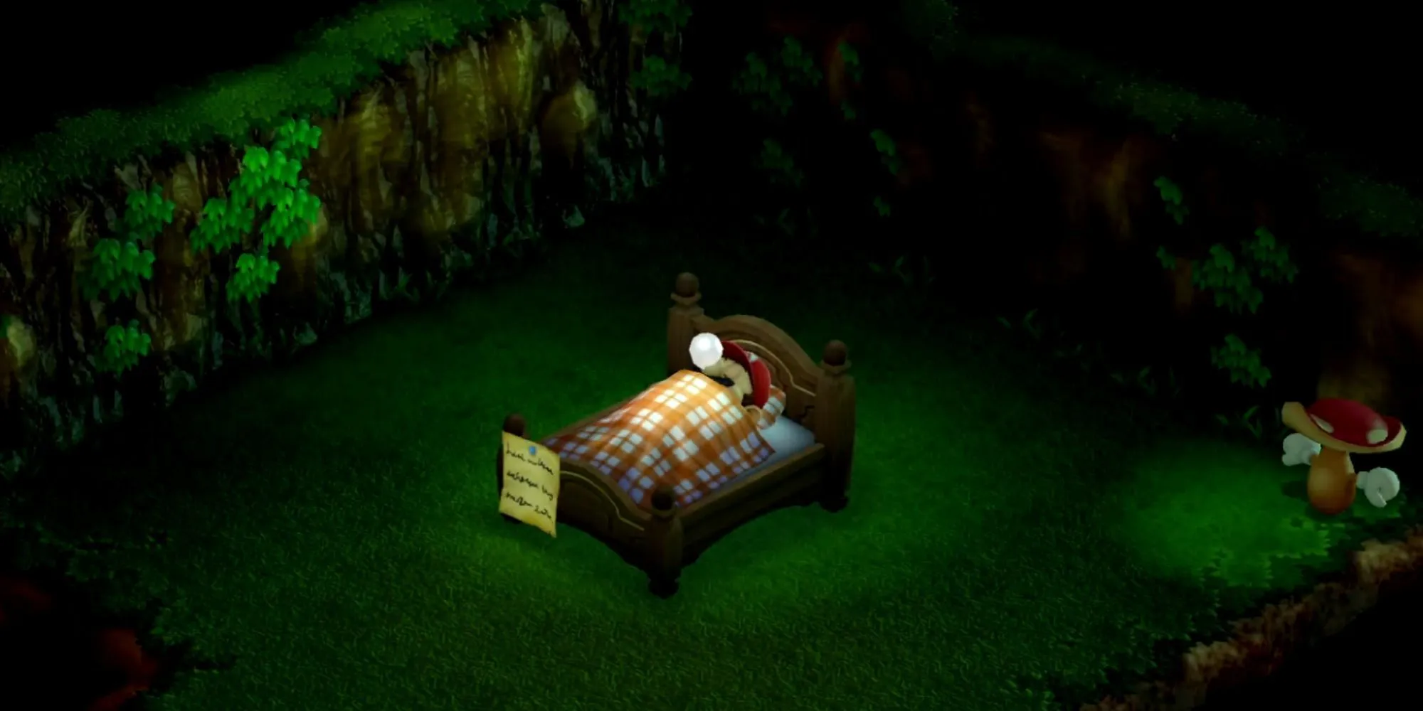 Super Mario RPG: Where to Find the Ghost Medal | Image 1 Super Mario RPG: Where to Find the Ghost Medal (super mario rpg sleeping in bed 2)