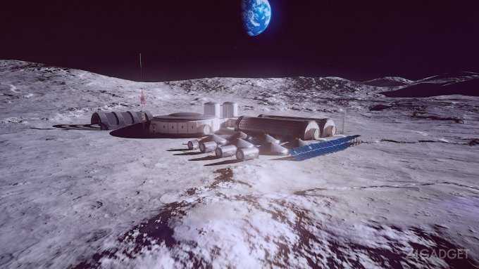 NASA showed the workings of the space delivery service to the moon