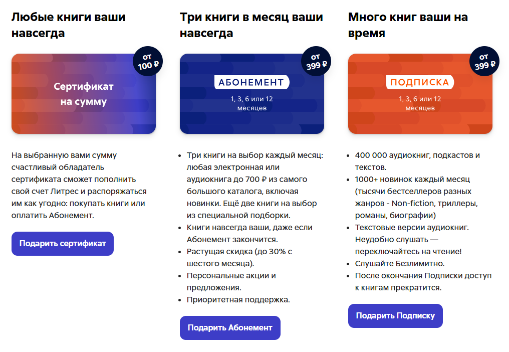 Services you can gift a subscription to | Image 2 service