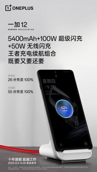 OnePlus 12: new battery and charging details | Image 2 OnePlus 12