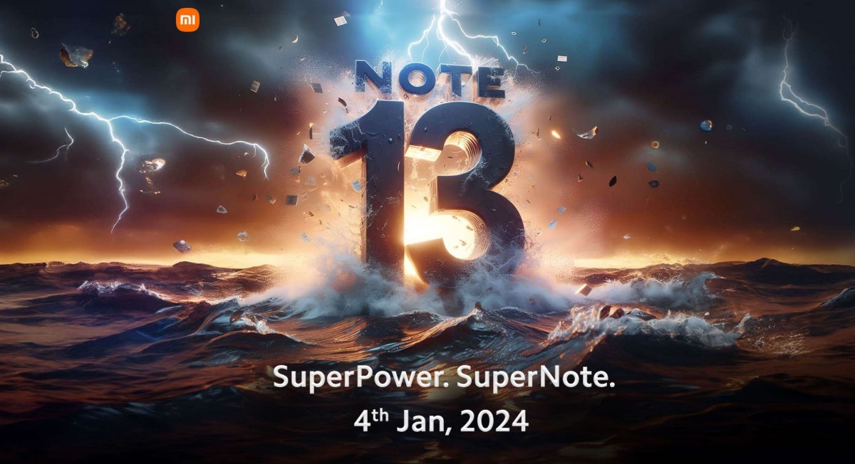 Redmi Note 13 will launch globally on January 4 | Image 1 This image has an empty alt attribute; its file name is gsmarena_001-1-1.jpg