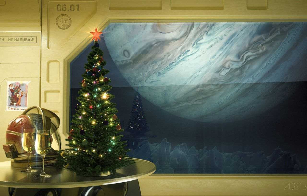 NASA telescopes have found a “Christmas tree” in space