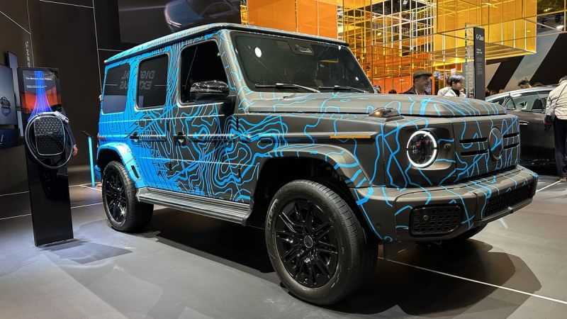 CES 2024: Mercedes-Benz shows prototype of electric Geländewagen