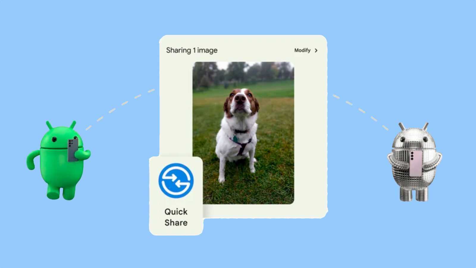 Google’s Nearby Share app has teamed up with Samsung Quick Share